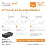 RESONATE Router wifi UPS 